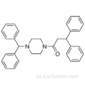 1- [4- (DiphenylMethyl) -1-piperazinyl] -3,3-diphenyl-1-propanon CAS 41332-24-5